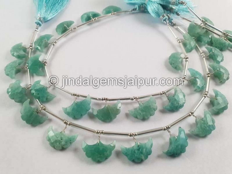 Amazonite Faceted Eagle Beads