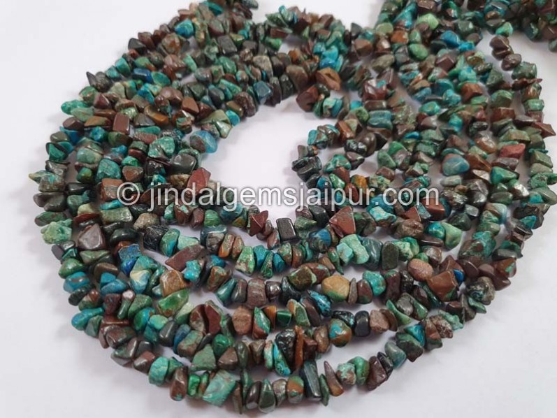 Chrysocolla Smooth Chips Beads