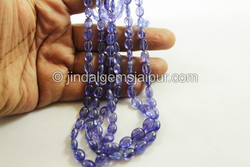 Tanzanite Smooth Oval Shape Beads