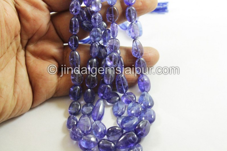 Tanzanite Smooth Nuggets Beads