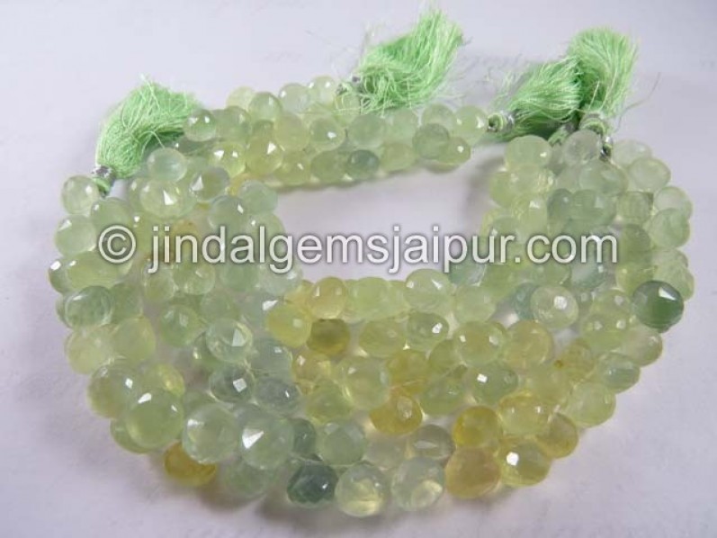 Multi Prenite Faceted Onion Shape Beads