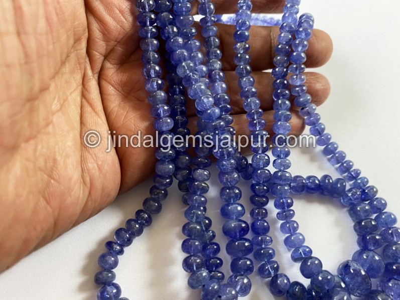 Tanzanite Far Smooth Roundelle Beads