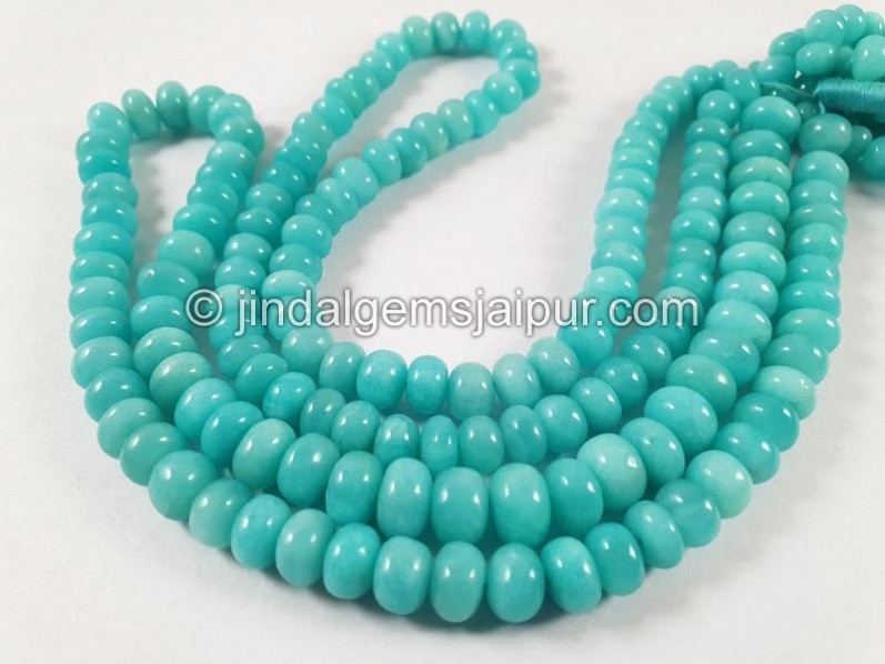 Amazonite Smooth Roundelle Big Beads