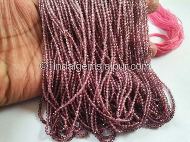 Light Pink Spinel Shaded Micro Cut Beads