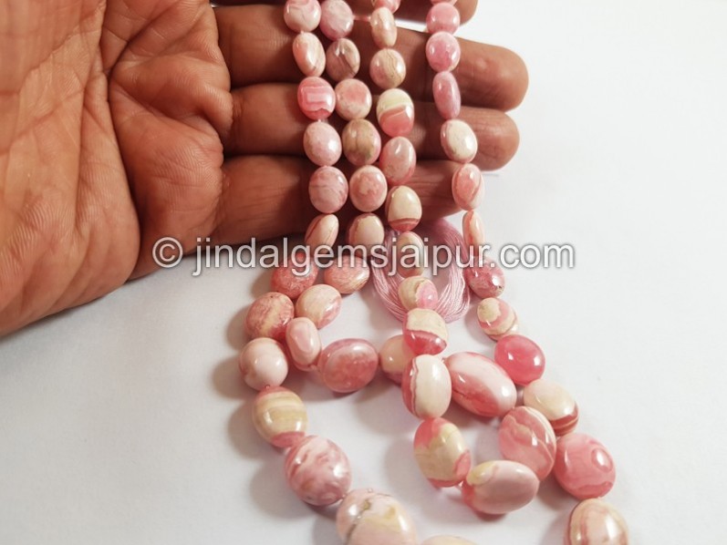 Rhodochrosite Far Smooth Oval Beads