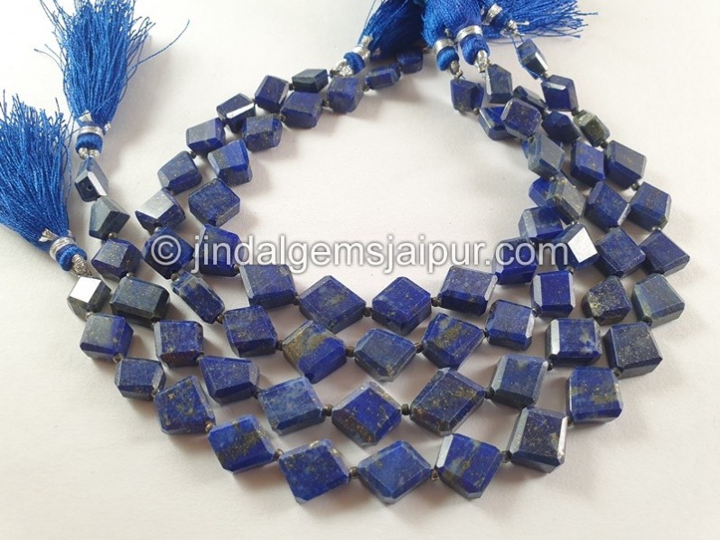 Lapis Faceted Fancy Nugget Beads