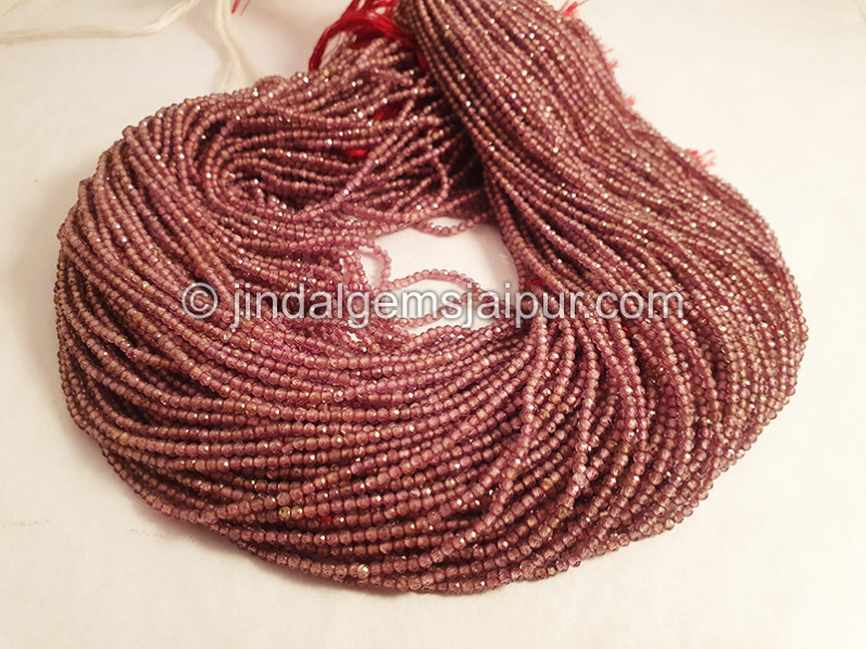 Color Change Garnet Faceted Roundelle Shape Beads