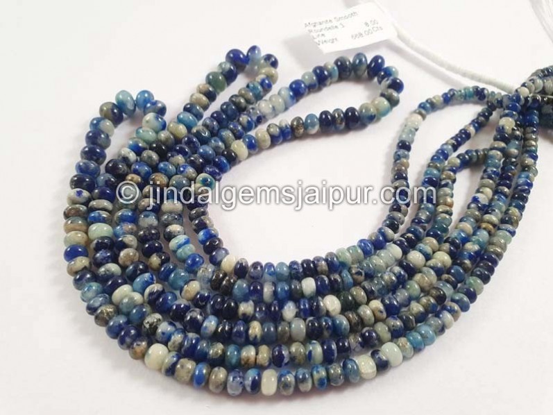 Afghanite Smooth Roundelle Shape Beads