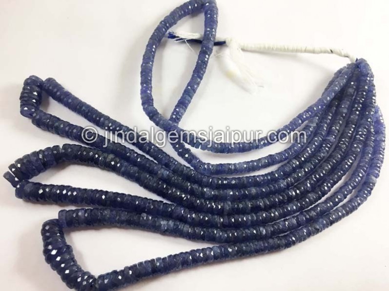 Tanzanite Far Faceted Tyre Beads