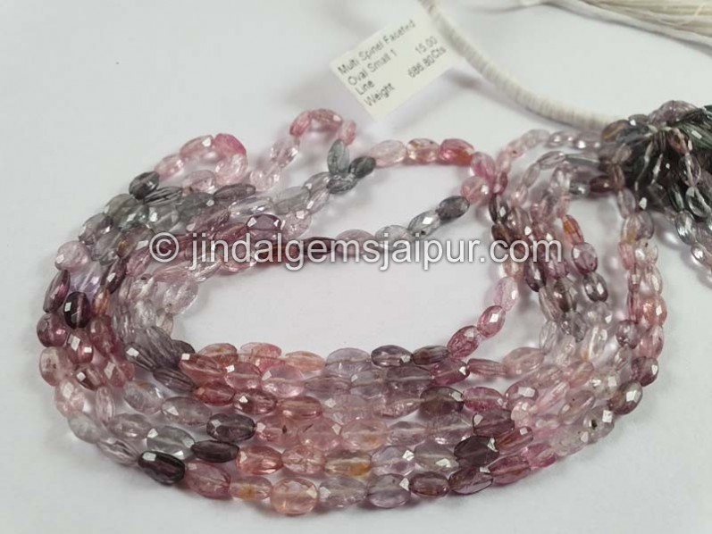 Multi Spinal Faceted Oval Beads