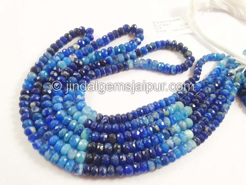 Afghanite Faceted Roundelle Shape Beads