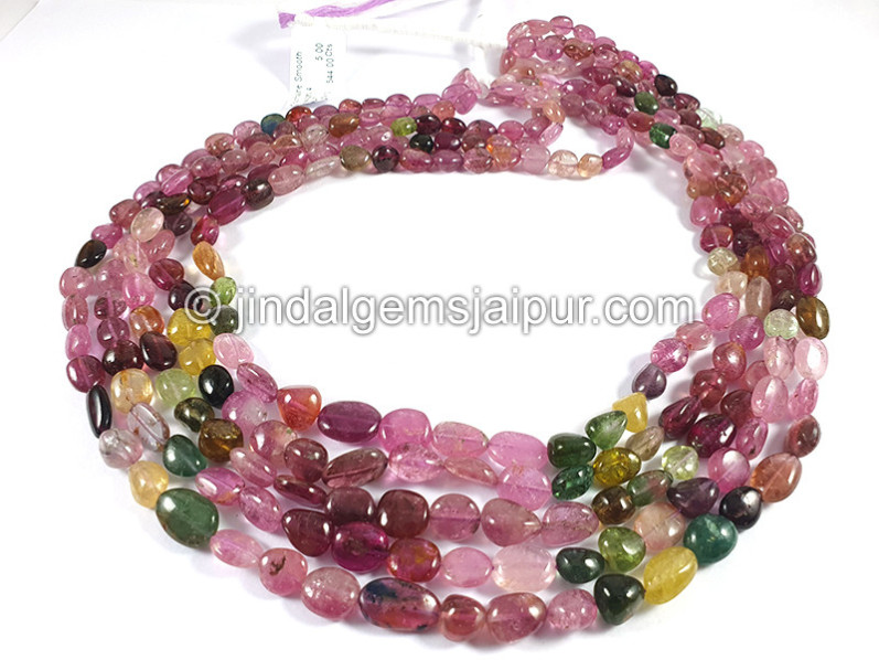 Tourmaline Smooth Nuggets Shape Beads