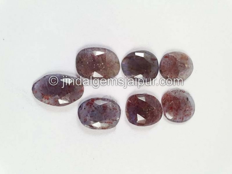 Iolite Sunstone Rose Cut Slices