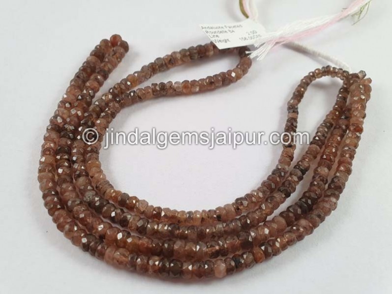 Andalusite Faceted Roundelle Beads