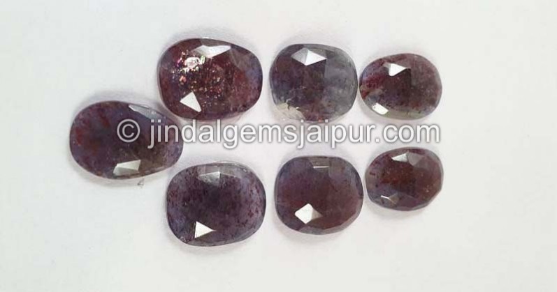 Iolite Sunstone Rose Cut Slices