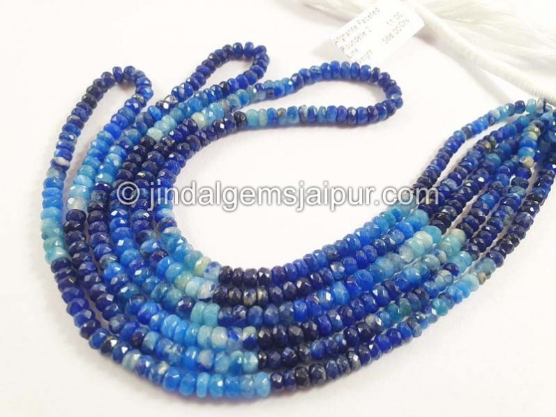 Afghanite Faceted Roundelle Shape Beads