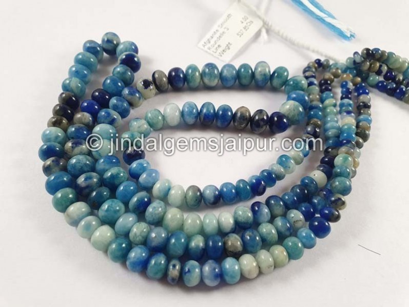 Afghanite Smooth Roundelle Beads