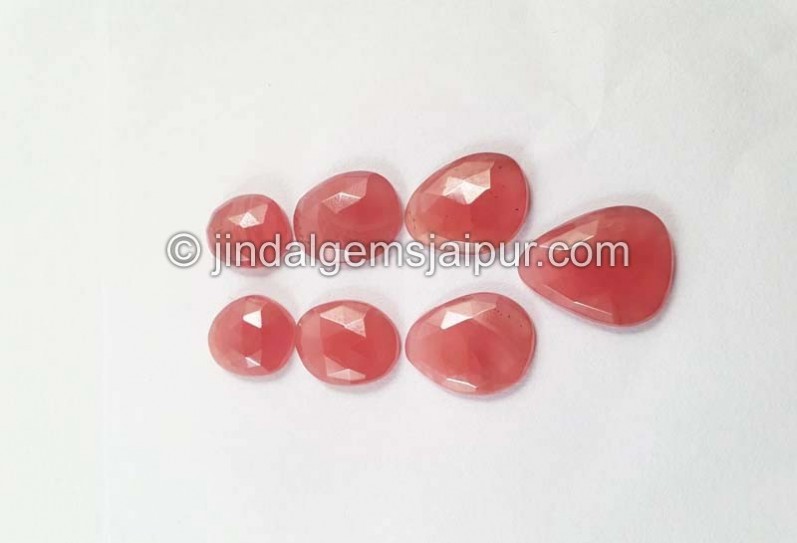 Rhodochrosite Rose Cut Slices