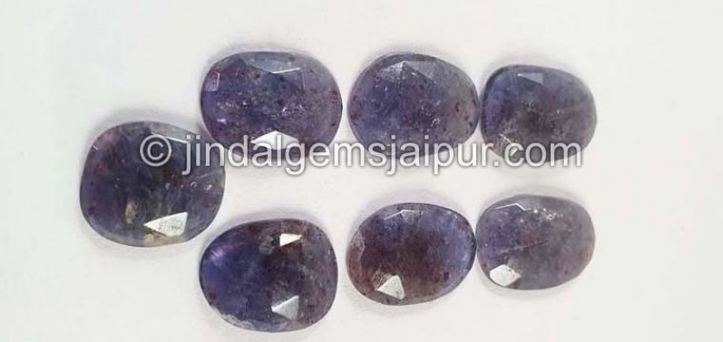 Iolite Sunstone Rose Cut Slices