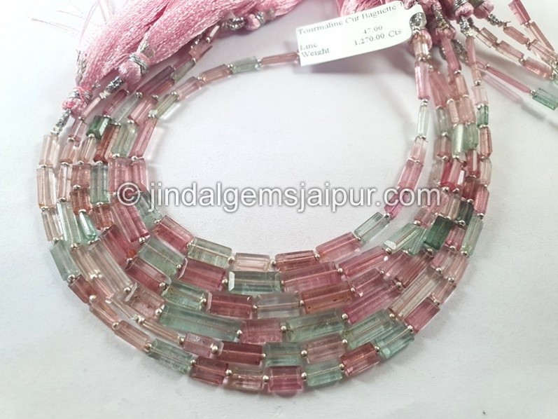 Tourmaline Cut Baguette Beads
