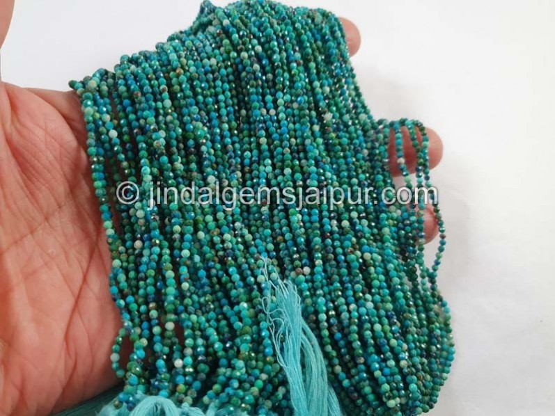 Chrysocolla Micro Cut Beads