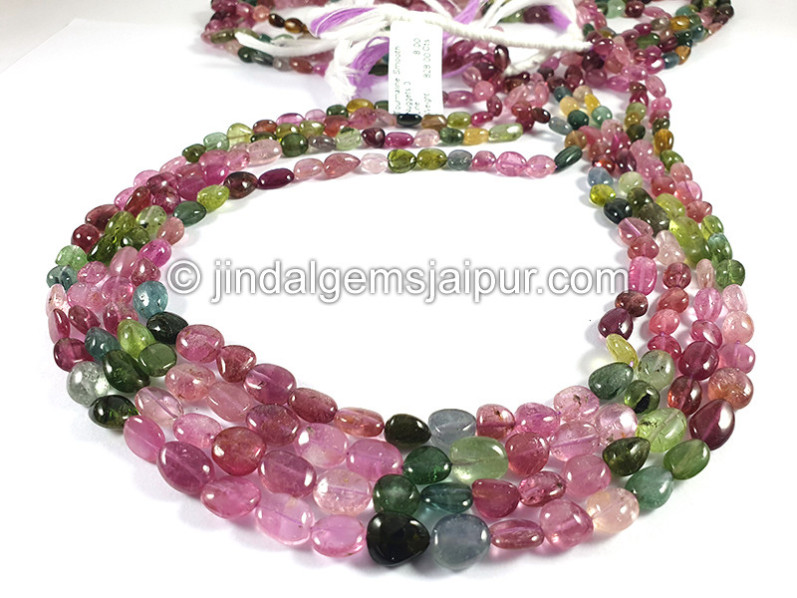 Tourmaline Smooth Nuggets Shape Beads