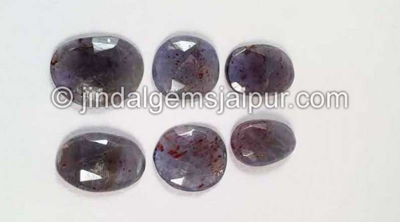 Iolite Sunstone Rose Cut Slices