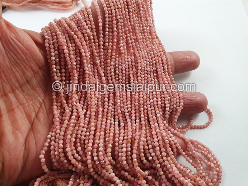 Rhodochrosite Micro cut Beads