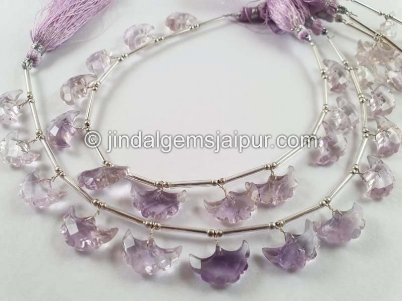 Pink Amethyst Faceted Eagle Beads