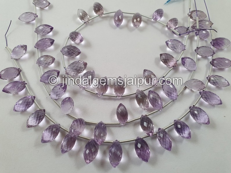 Pink Amethyst Dew Drops Beads