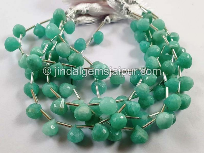 Amazonite Faceted Onion Beads