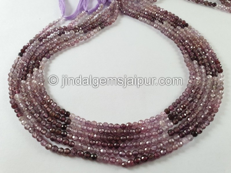 Lavender Spinel Shaded Faceted Beads