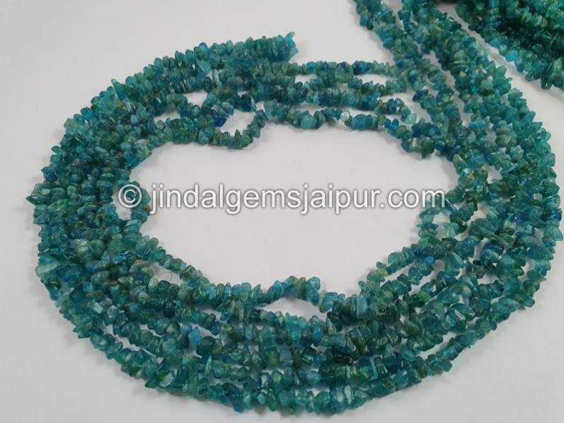 Neon Apatite Uncut Chips Beads