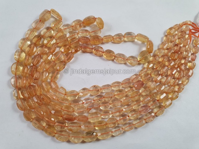 Imperial Topaz Faceted Nugget Beads