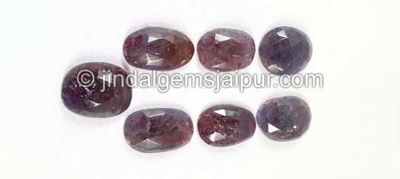 Iolite Sunstone Rose Cut Slices