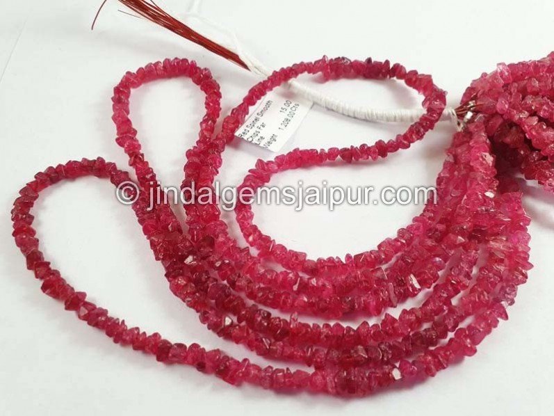 Red Spinel Smooth Chips Far Beads