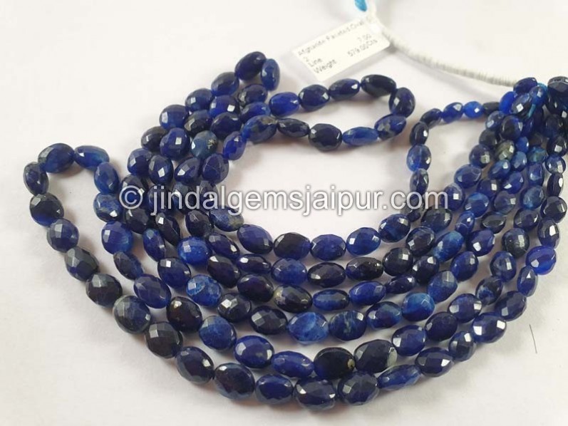 Afghanite Faceted Oval Beads