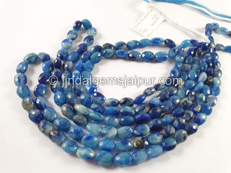 Afghanite Faceted Oval Beads