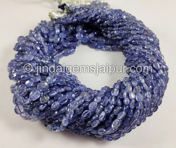 Tanzanite Smooth Oval Shape Beads