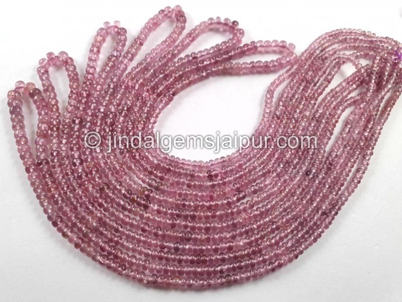 Purple Spinel Smooth Roundelle Beads