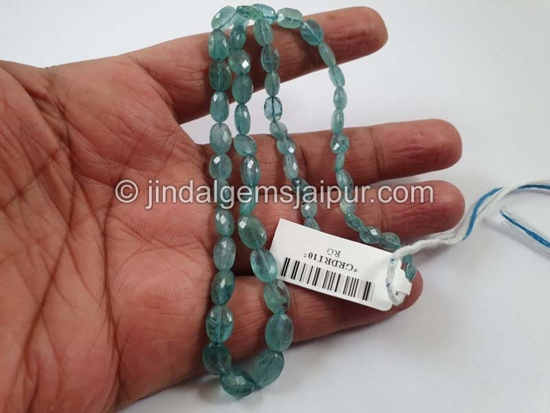 Paraiba Light Grandidierite Faceted Oval Beads