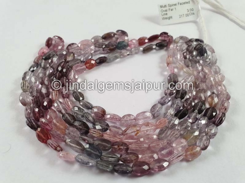 Multi Spinal Faceted Oval Beads