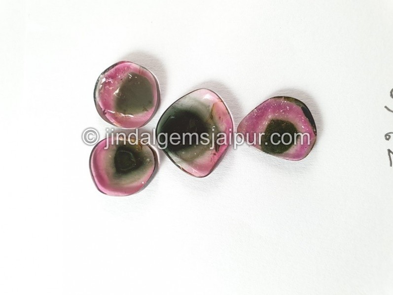 Watermelon Tourmaline Smooth Slices