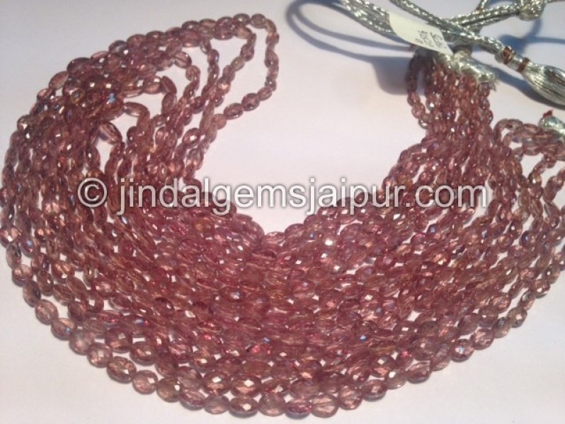 Colour Change Garnet Micro Cut Oval Shape Beads