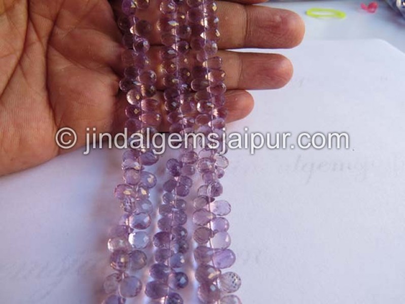 Amethyst Faceted Drops
