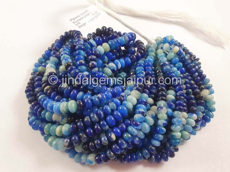 Afghanite Smooth Roundelle Shape Beads