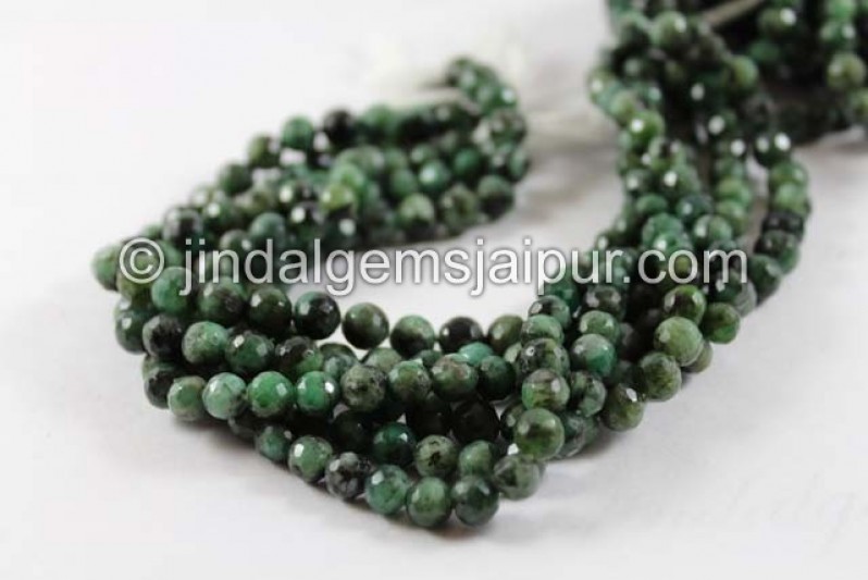 Deep Emerald Far Faceted Round