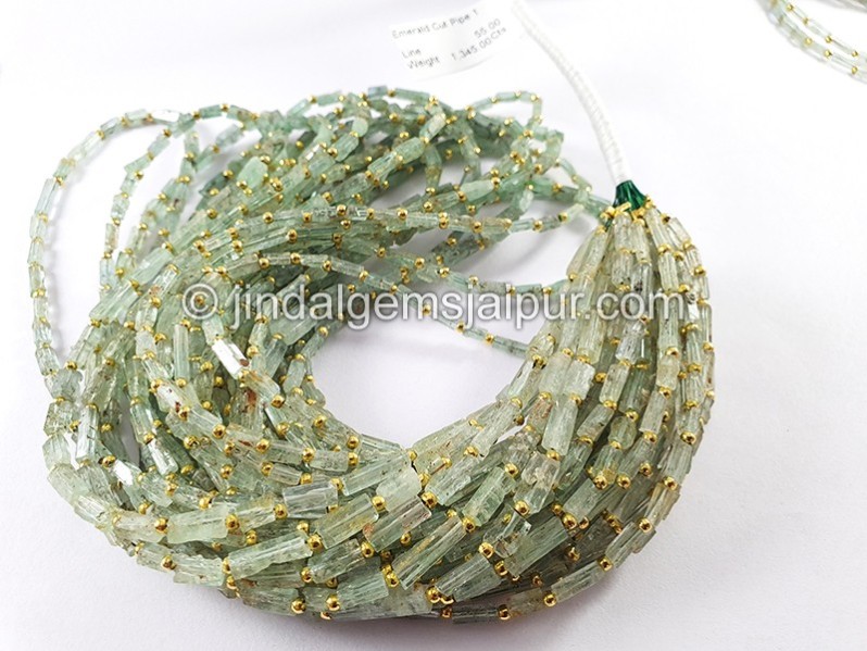 Emerald Cut Pipe Shape Beads