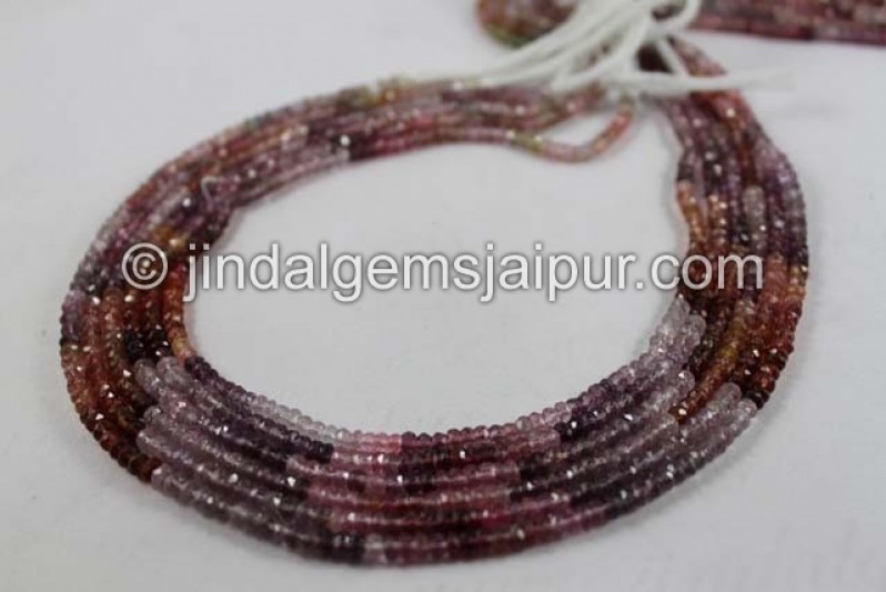 Multi Spinel Faceted Roundelle