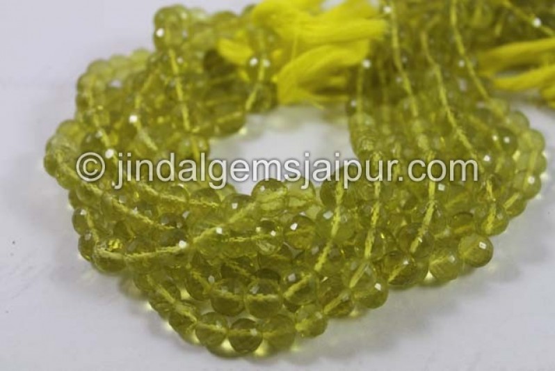 Lemon Quartz Far Faceted Round